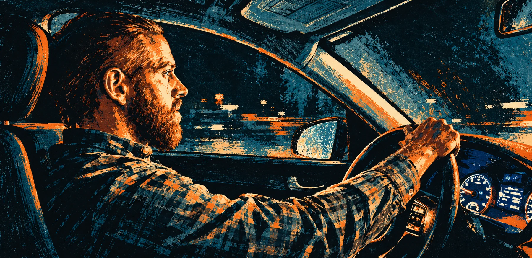 Illustrated scene from Eyes On The Road